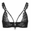 Lunatic Femme Women's Inquisitor Demi Lace Black Bra In Black