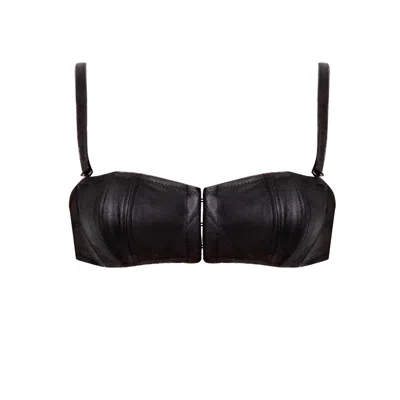 Lunatic Femme Women's Black Reverie Strapless Corset Bra