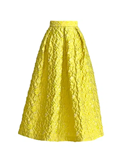 Lunatica Milano Br Luna Midi Skirt In Gold