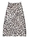 Lunatica Milano Leopard-print Maxi Skirt In Brown