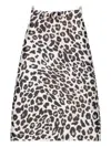 Lunatica Milano Printed A-line Skirt In Black