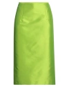 Lunatica Milano Woman Midi Skirt Light Green Size 10 Polyester In Green