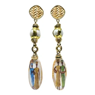 Lunaversoul Soul 2 Soul Earrings In Gold