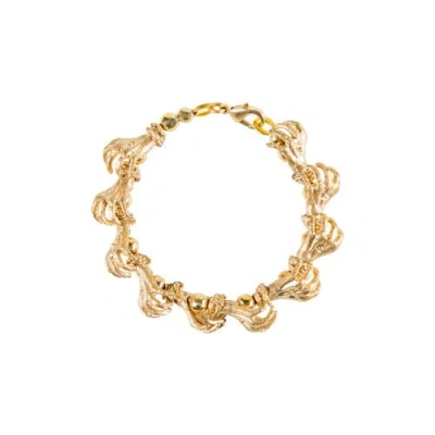Lunaversoul The Hands Of Fate Bracelet In Gold