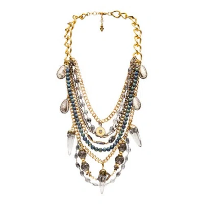 Lunaversoul Twilight Multi-strand Necklace In Gold