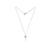 Lunaya Jewelry Women's Melting Heart Pendant - Silver