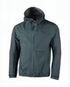 Lundhags Grey Jacket With Front Zipper In Blue