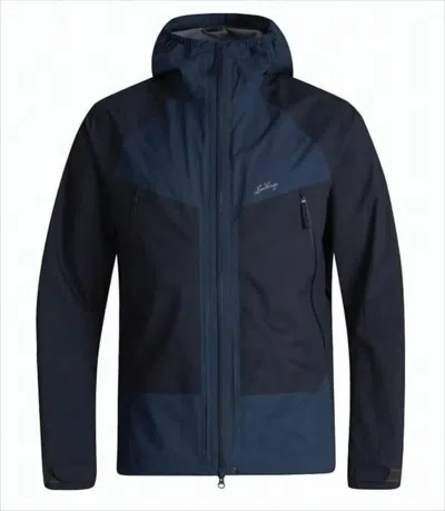 Lundhags Two-tone Casual Jacket With Zippered Chest Pocket In Black