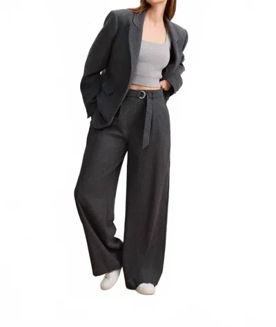 Lune Active Izzy Oversized Blazer In Dark Grey In Gray