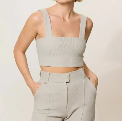 Lune Active Moon Classic Bandeau Bra In Mirage Grey In Beige