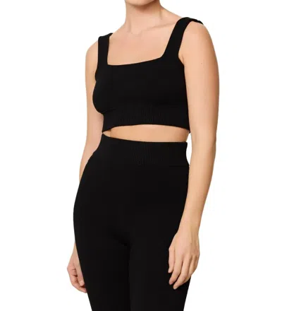 Lune Active Olly Knit Bra In Black