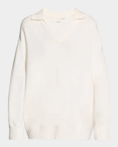 Lune Active Olly Polo Sweater In Marshmellow