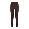 Lune Active River Lift High Waisted Legging In Chocolate In Gold