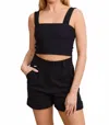 Lune Active Tank Top In Black