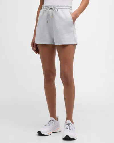 Lune Active Zoya Organic Cotton Shorts In Pearl Blue