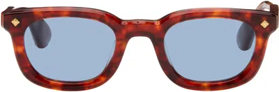 Lunetterie Générale Brown 'one More Night' Sunglasses In Green