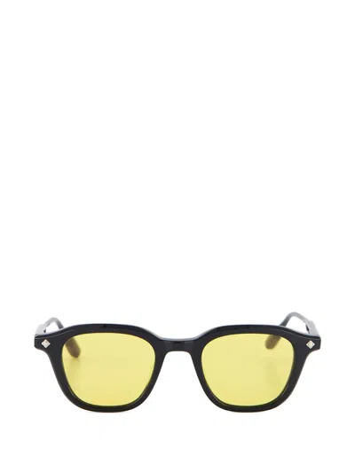 Lunetterie Générale Enigma Square-frame Sunglasses In Black