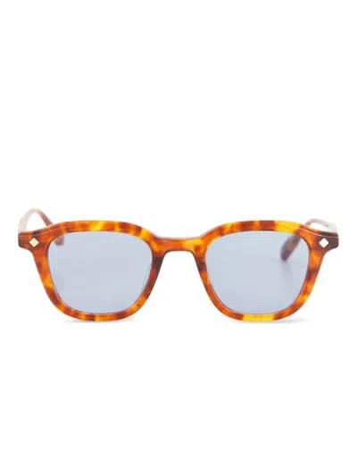 Lunetterie Générale Enigma Wayfarer-frame Sunglasses In Brown