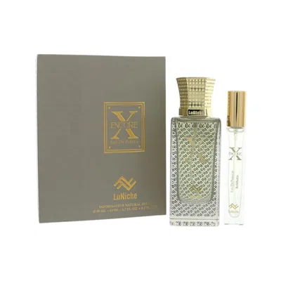 Luniche Men's Encore X Gift Set Fragrances 850068869718 In Transparent