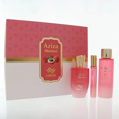 Luniche Unisex Aziza Blushed 3pcs Edp Gift Set Fragrances 850068869503