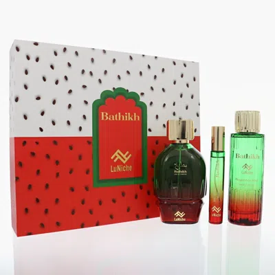 Luniche Unisex Bathikh 3pcs Edp Gift Set Fragrances 850068869459