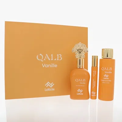 Luniche Unisex Qalb Vanille 3pcs Edp Gift Set Fragrances 850068869442