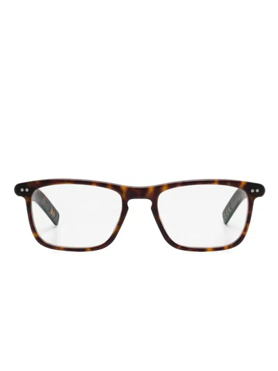 Lunor A6 Glasses In Brown