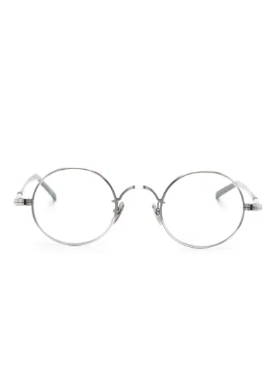 Lunor 圆形镜框眼镜 In Gray