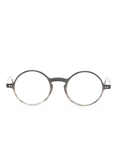 Lunor 圆形镜框眼镜 In Gray