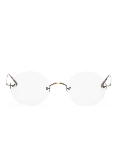 Lunor Modern Panto Glasses In Gold