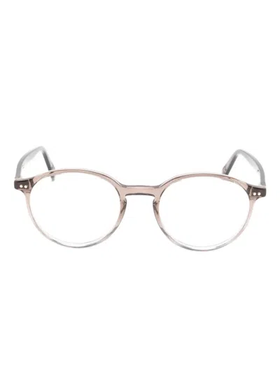 Lunor Nose Pads Glasses In Brown