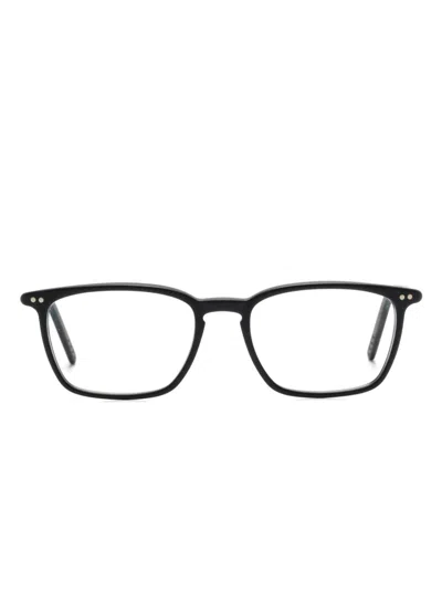 Lunor Rectangle-frame Glasses In Black