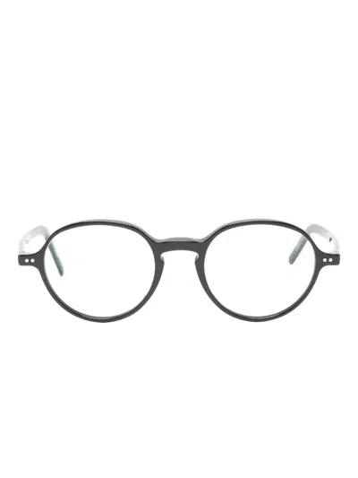 Lunor Round-frame Glasses In Black