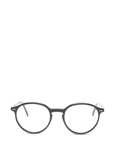 Lunor Round-frame Glasses In Black