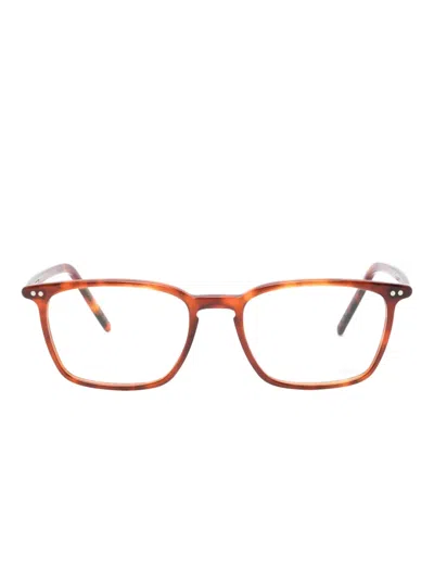 Lunor Square-frame Glasses In Brown