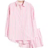 Lunya Airy Cotton & Silk Curve Hem Pajamas