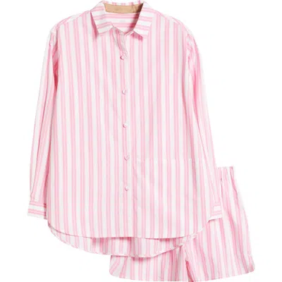 Lunya Airy Cotton & Silk Curve Hem Pajamas