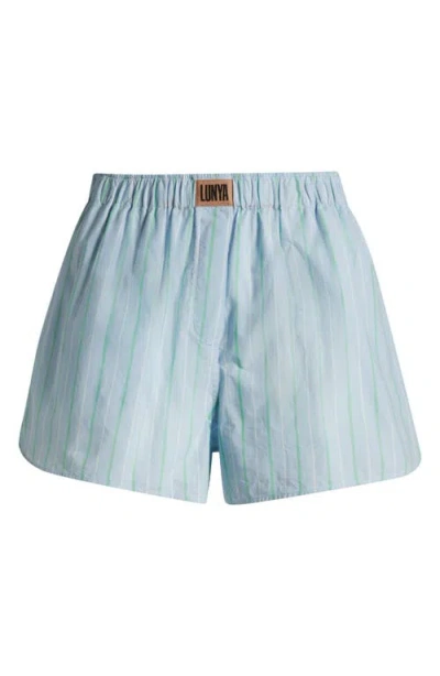 Lunya Airy Cotton Boxer Pajama Shorts