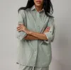 Lunya Airy Cotton Curved Hem Shirt