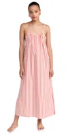 Lunya Airy Cotton Maxi Dress In Stripe