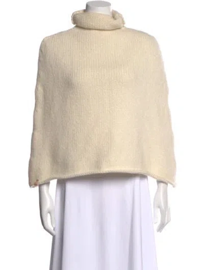 Pre-owned Lunya Alpaca Turtleneck Sweater In Neutral
