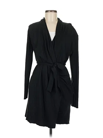 Pre-owned Lunya Cardigan Sweater In Black