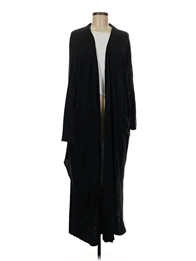 Pre-owned Lunya Cardigan Sweater In Black