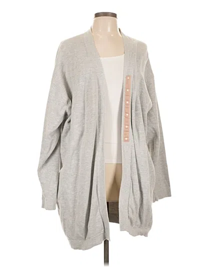 Pre-owned Lunya Cardigan Sweater In Gray