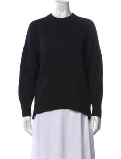 Pre-owned Lunya Cashmere Crew Neck Sweater In Black