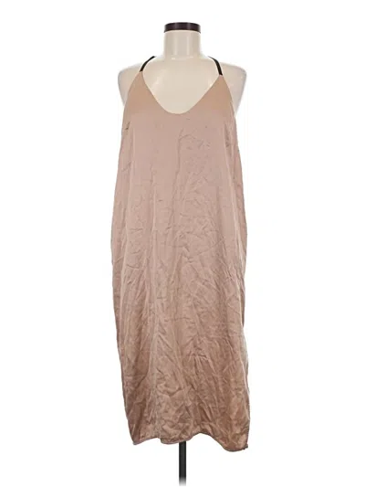 Pre-owned Lunya Casual Dress In Tan