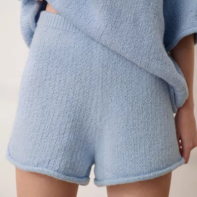 Lunya Cloud Cotton Sweater Short