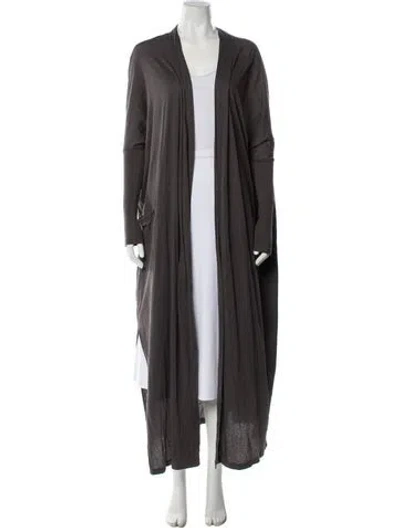 Pre-owned Lunya Coat In Gray