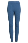 Lunya Cottonsilk™ Organic Cotton Blend Rib Leggings In Blue