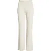 Lunya Cozy Cotton Blend Rib Knit Pants In White